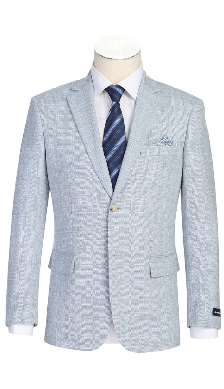 Renoir Mens Blazer 567-11-SKY BLUE 
