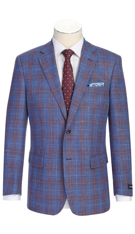 Renoir Mens Blazer 567-19-BLUE 