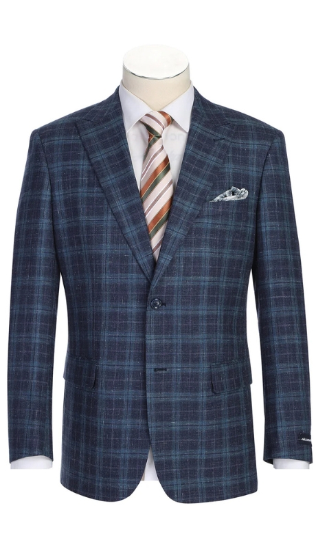 Renoir Mens Blazer 567-20-NAVY 