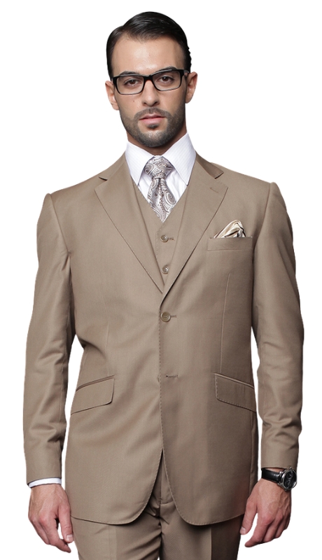 Statement TZ-100-BRONZE-3PC Mens Suit