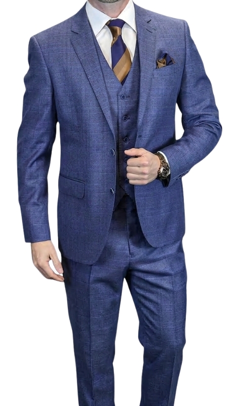 Statement APIA-INDIGO-3PC Mens Suit