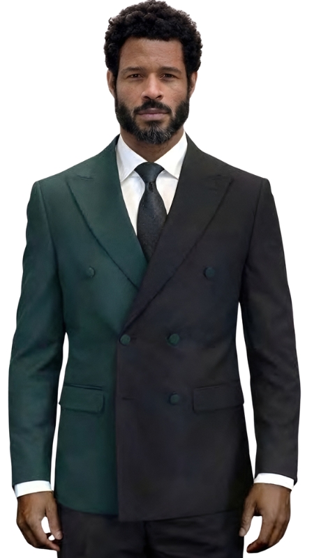 Statement AZUL-BLACK-HUNTER Mens Suit