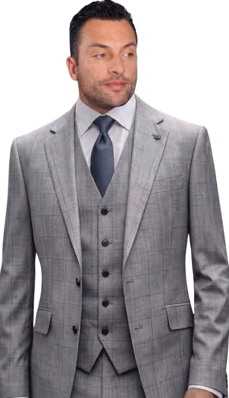 Statement BOTURA-OXFORD-3PC Mens Suit