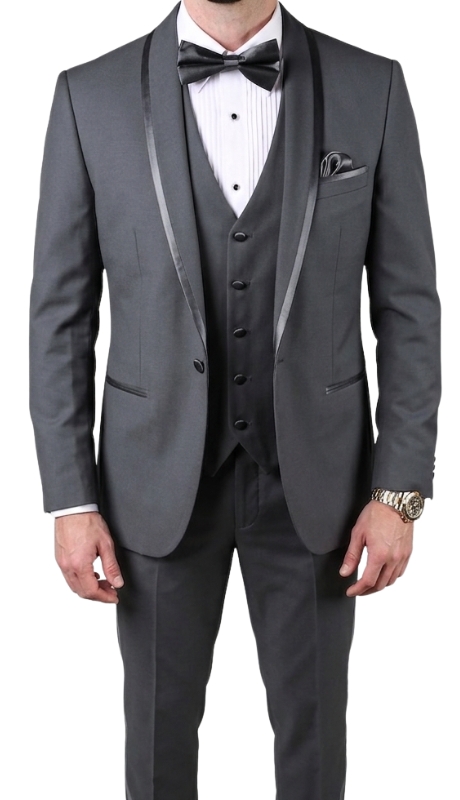 Statement CAESAR-CHARCOAL Mens Suit
