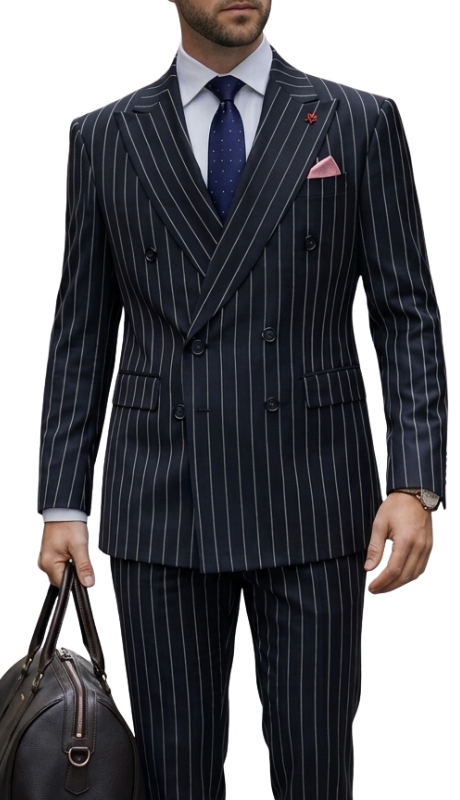 Statement GARIBA-BLACK Mens Suit