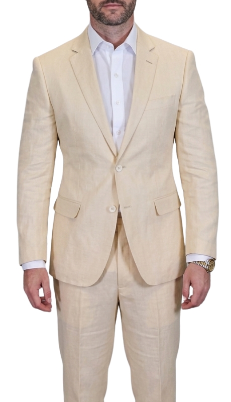 Statement LINEN-TAN Mens Suit