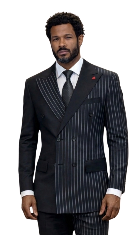 Statement LORETI-BLACK Mens Suit