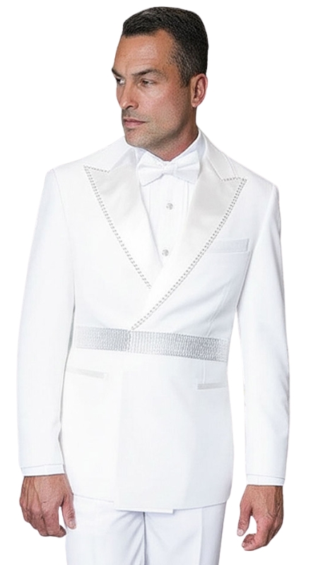 Statement LUXURY-WHITE Mens Tuxedo