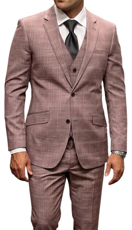 Statement MATEO-NAUVE-3PC Mens Suit