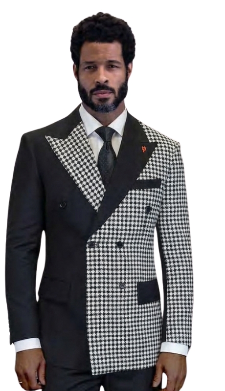 Statement MONZA-BLACK Mens Suit