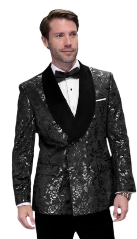 Statement RENESANSE-BLACK Mens Suit