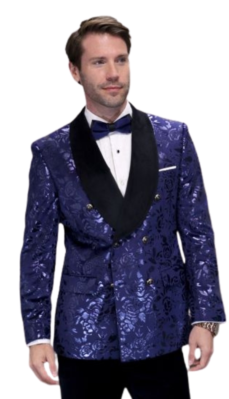 Statement RENESANSE-NAVY Mens Suit