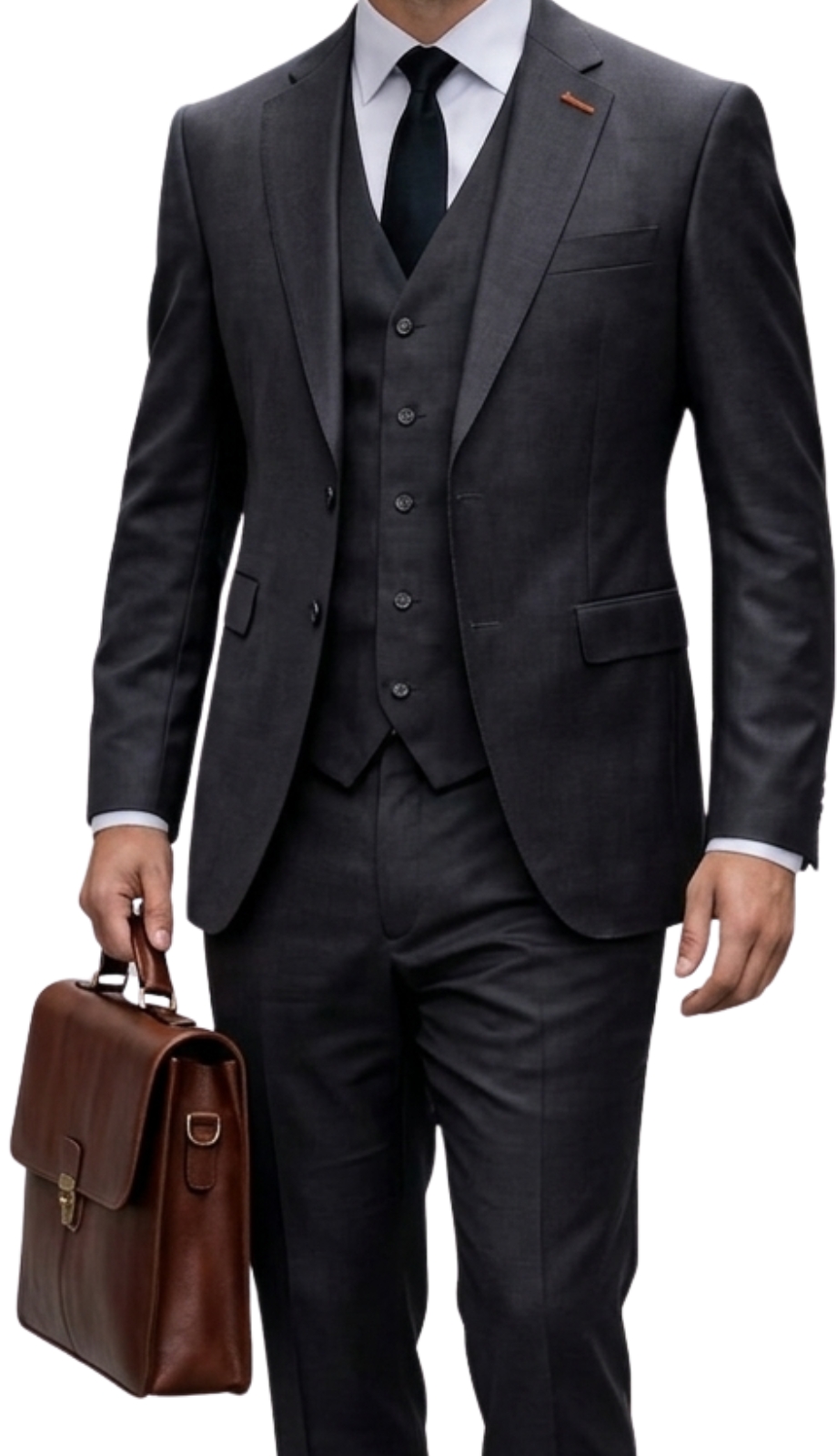 Statement RICARDO-BLACK-3PC Mens Suit