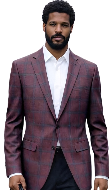 Statement SAVONA-3-PLUM Mens JACKET