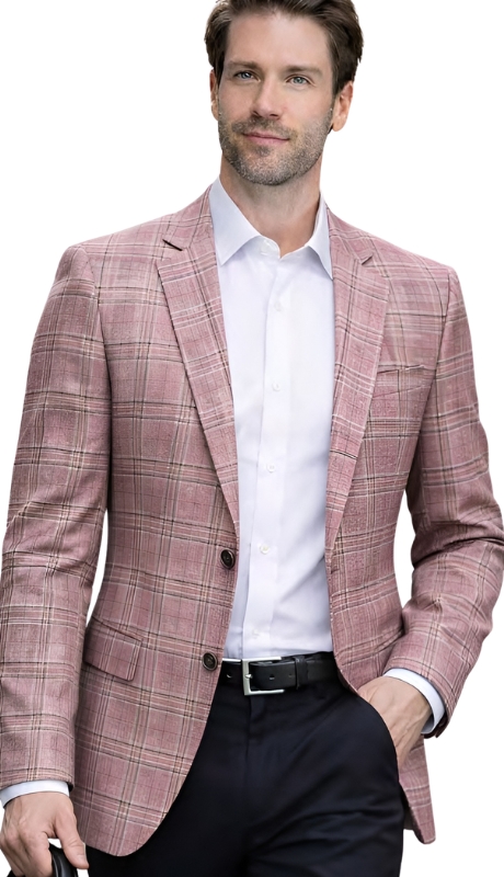 Statement SAVONA-4-DUSTY ROSE Mens JACKET