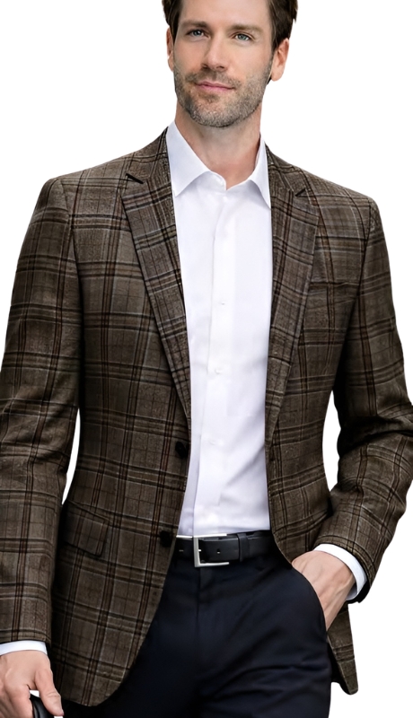 Statement SAVONA-5-BROWN Mens JACKET