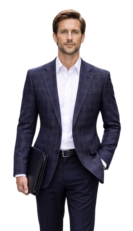 Statement SAVONA-6-COBALT Mens JACKET