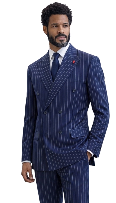 Statement SD-105-BLACK Mens Suit