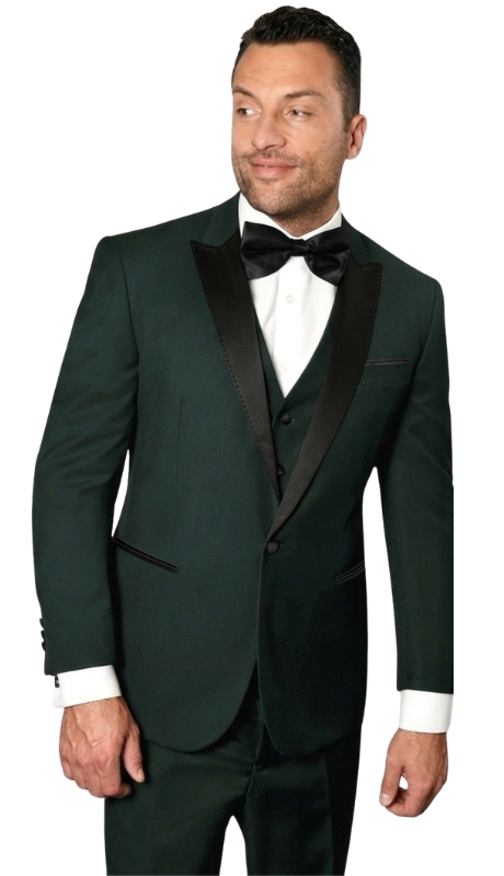 Statement TUX-PK-HUNTER- 3PC Mens TUXEDO