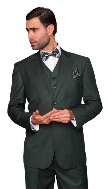 Statement TZ-100-HUNTER-3PC Mens Suit