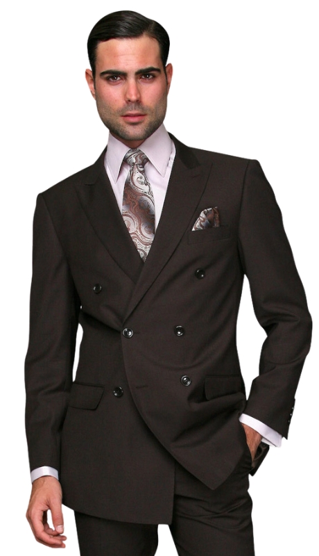 Statement TZD-100-BROWN Mens Suit