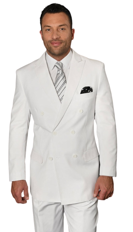Statement TZD-100-WHITE Mens Suit Statement TZD-100-WHITE Mens Suit