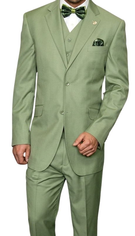 Statement VENUS-RUST-3PC Mens Suit