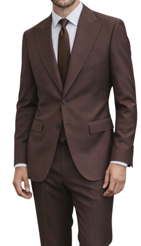 Statement ZANOTE-BROWN Mens Suit