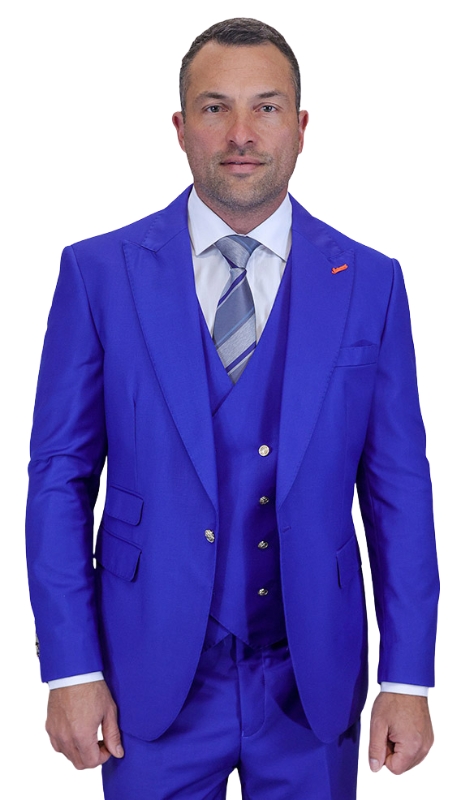 Statement AMIRI-ROYAL-3PC Mens Suit