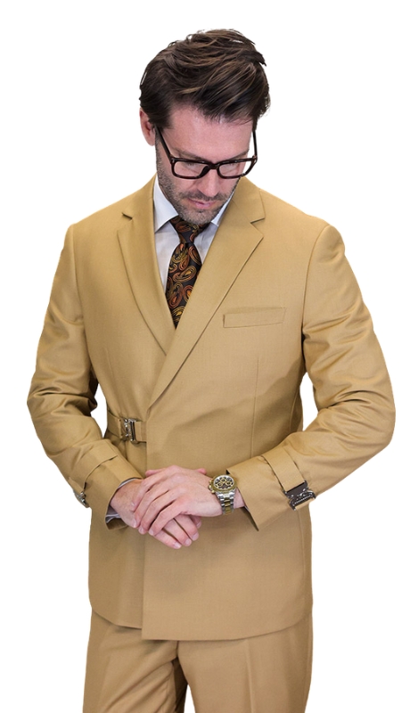 Statement BOLANZO- CAMEL-3PC Mens Suit