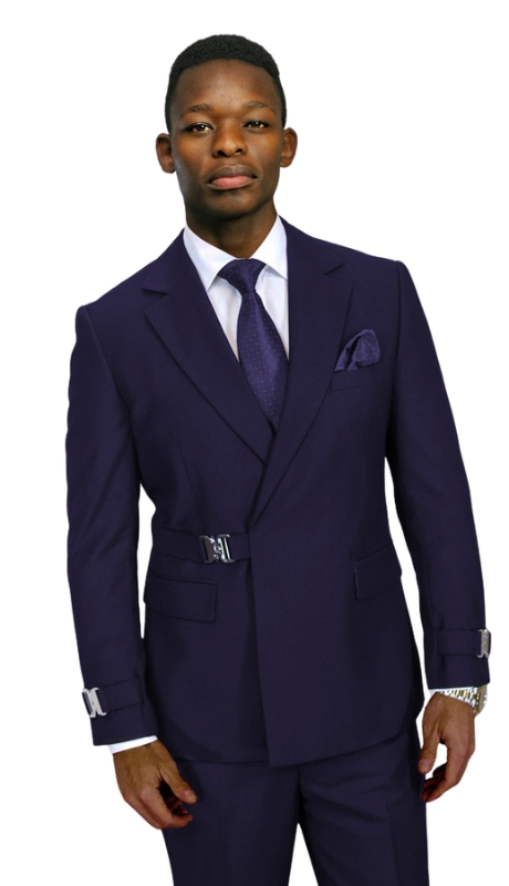 Statement BOLANZO- NAVY-3PC Mens Suit