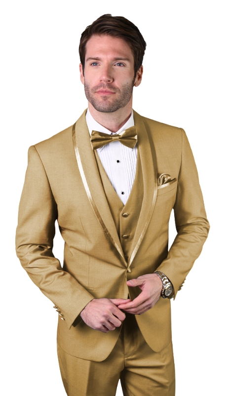 Statement CAESAR-CHAMPAGNE Mens Suit Statement CAESAR-CHAMPAGNE Mens Suit