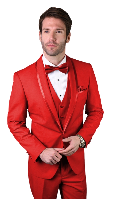 Statement CAESAR-RED Mens Suit Statement CAESAR-RED Mens Suit