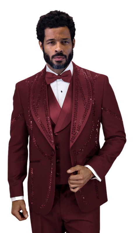 Statement CHIC-BUR-3PC  Mens Tuxedo