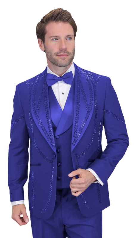 Statement CHIC-ROYAL-3PC Mens Tuxedo