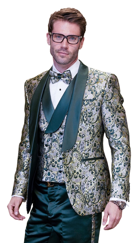 Statement DELANO-2-HUNTER-3PC Mens Tuxedo
