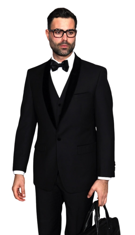 Statement ENCORE-V-BLACK Mens Tuxedo