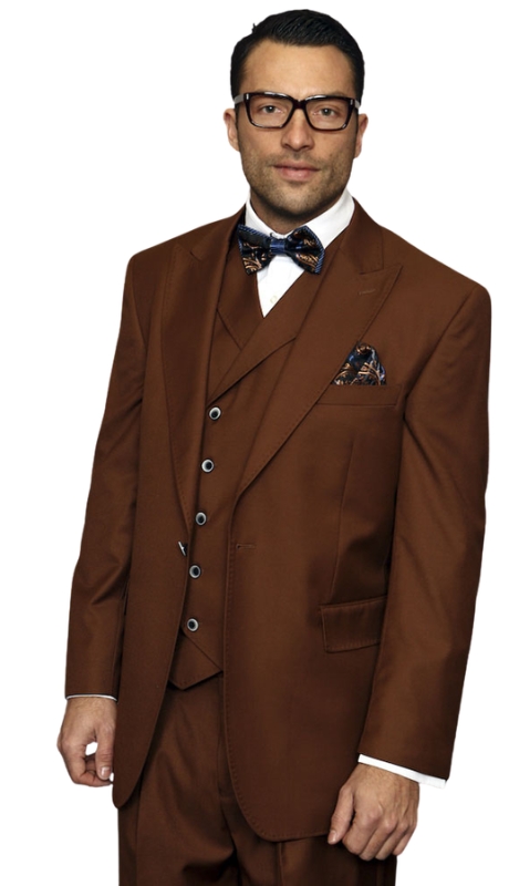 Statement FLORENCE-COPPER-3PC  Mens Suit