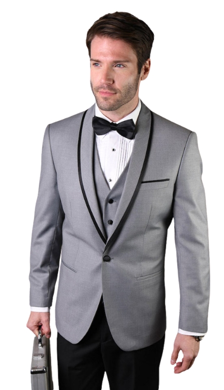 Statement GENOVA-GREY Mens Suit