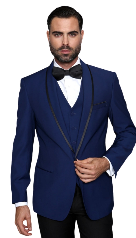 Statement GENOVA-SAPPHIRE Mens Suit Statement GENOVA-SAPPHIRE Mens Suit