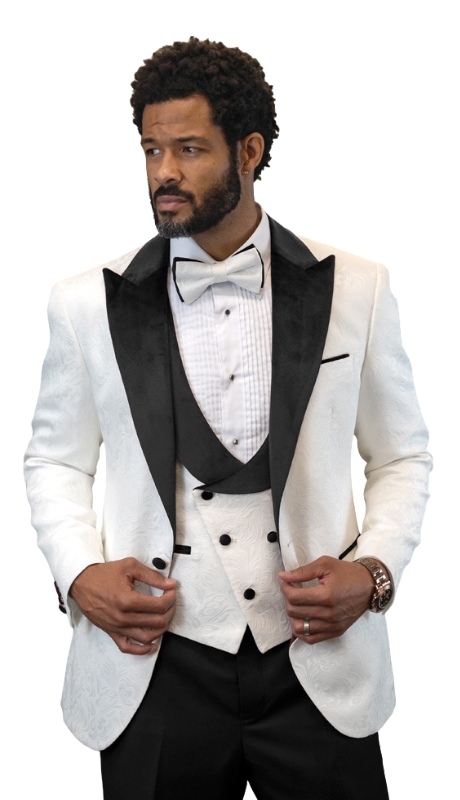 Statement HILTON-BLACK-3PC Mens Tuxedo