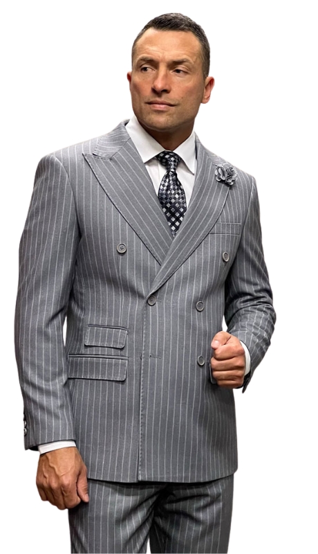 Statement KELLY-GREY Mens Suit