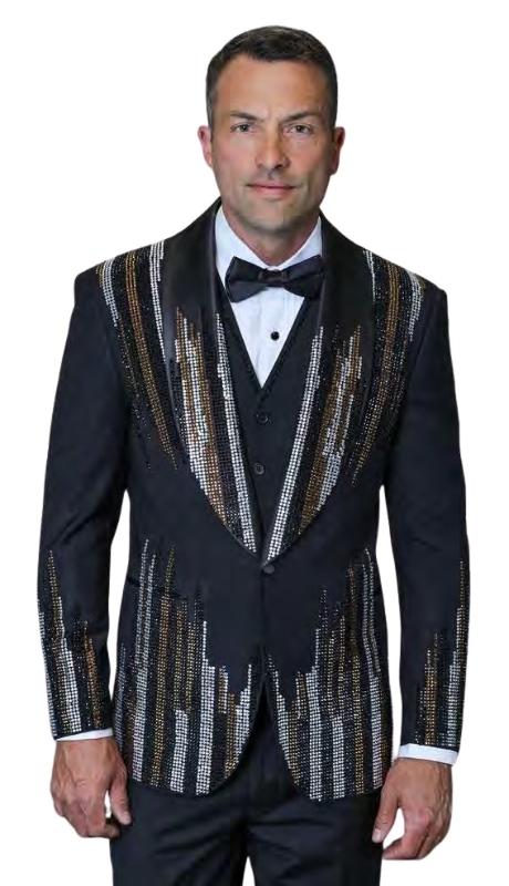 Statement LUNA-BLACK Mens Tuxedo