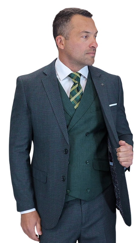 Statement MARCO-2 HUNTER-3PC Mens Suit