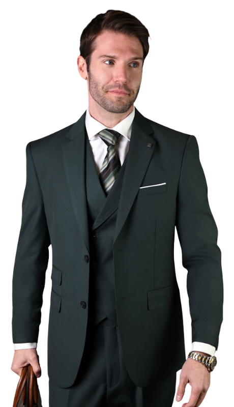 Statement MESSINA- HUNTER-3PC Mens Suit