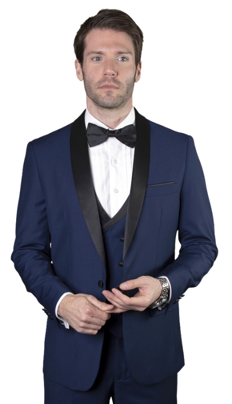 Statement MGM-SAPPHIRE-3PC Mens Suit