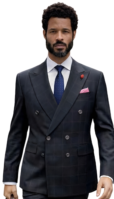 Statement ANTICA-BLACK Mens Suit