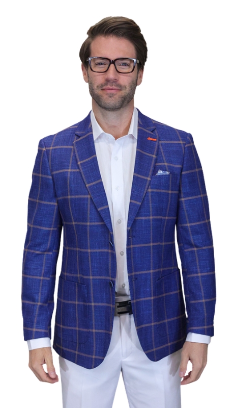 Statement VALENTIN-4-INDIGO Mens JACKET