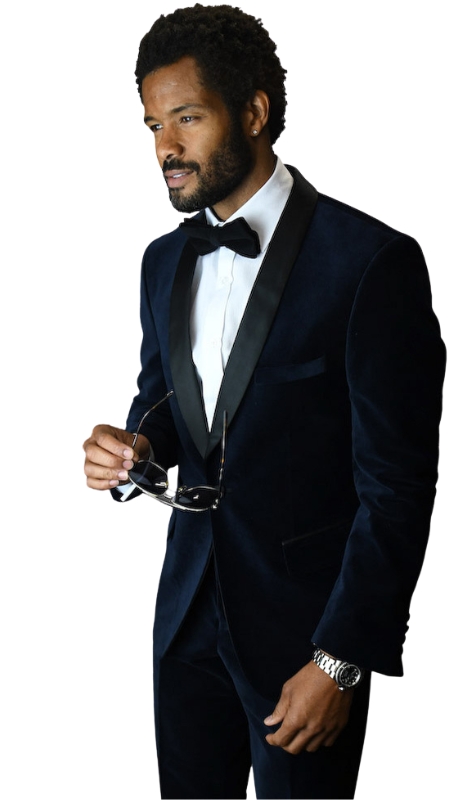 Statement VL-100-NAVY-2PC Mens Suit
