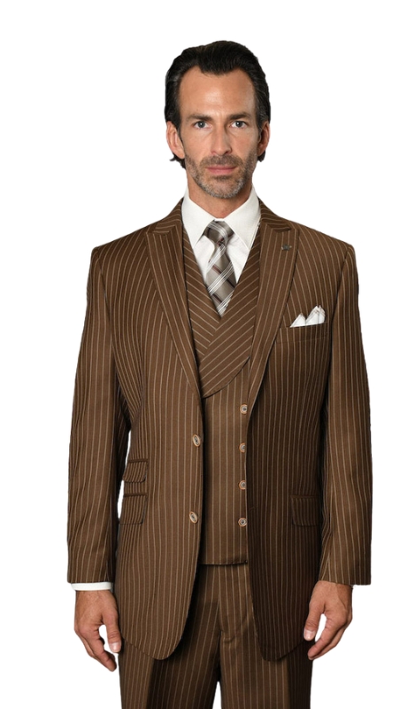Statement ZARELLI-BRONZE-3PC  Mens Suit